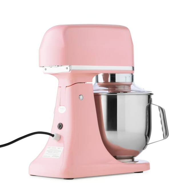 Mixer planétaire - 7 L - jusqu'à 2 kg de pâte - rose | Maxima - 09300151_9