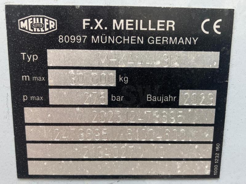 MEILLER KIPPER MHK44 Semi remorque benne TP aluminium porte pendulaire_9