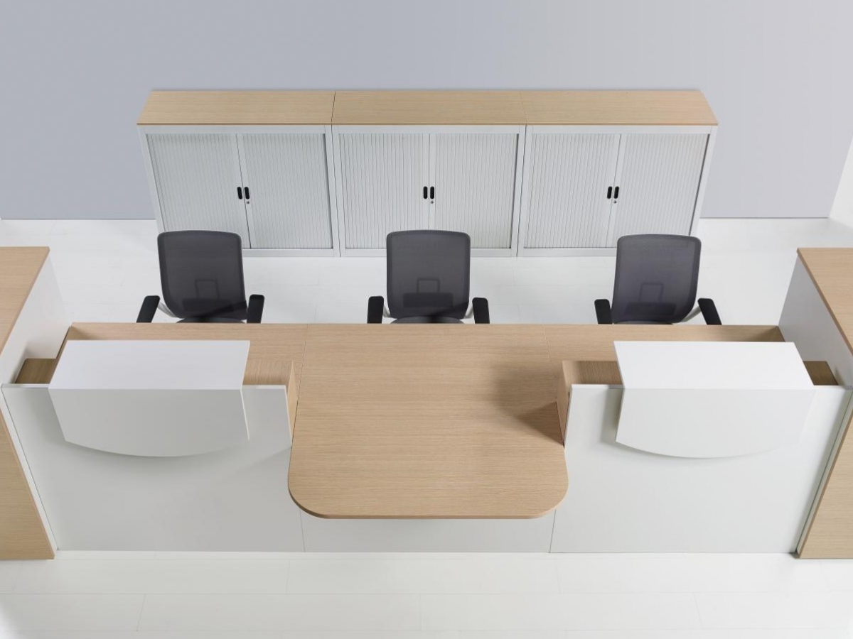 Banque d'accueil lumineuse et modulaire - LIGHT - configurations variées et ergonomiques_9