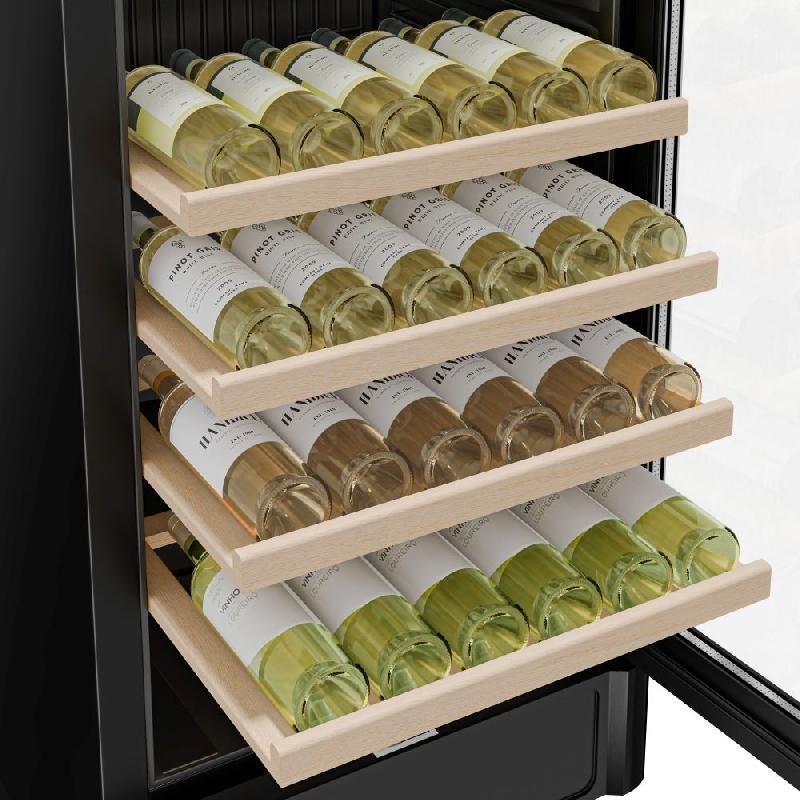 Armoire à boissons noire porte battante avec canopy - 347L_9