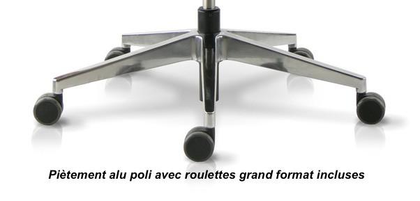 Fauteuil de Direction cuir KO1 avec têtière - Sokoa. - cuir noir_9