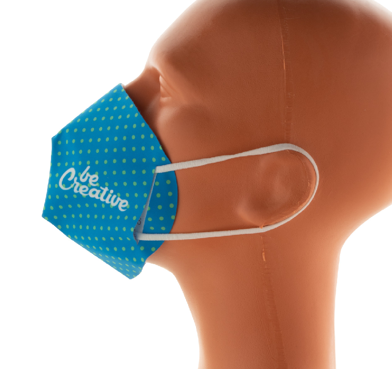 Sur-masque facial sur mesure - Lavable et réutilisable pour masques FFP2 et KN95 - Impression sublimation_9