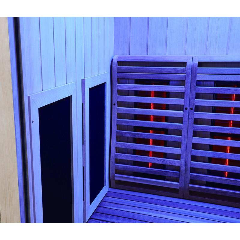 SAUNA INFRAROUGE BOREAL® SIGNATURE 130 À SPECTRE COMPLET - 130X110X205_9