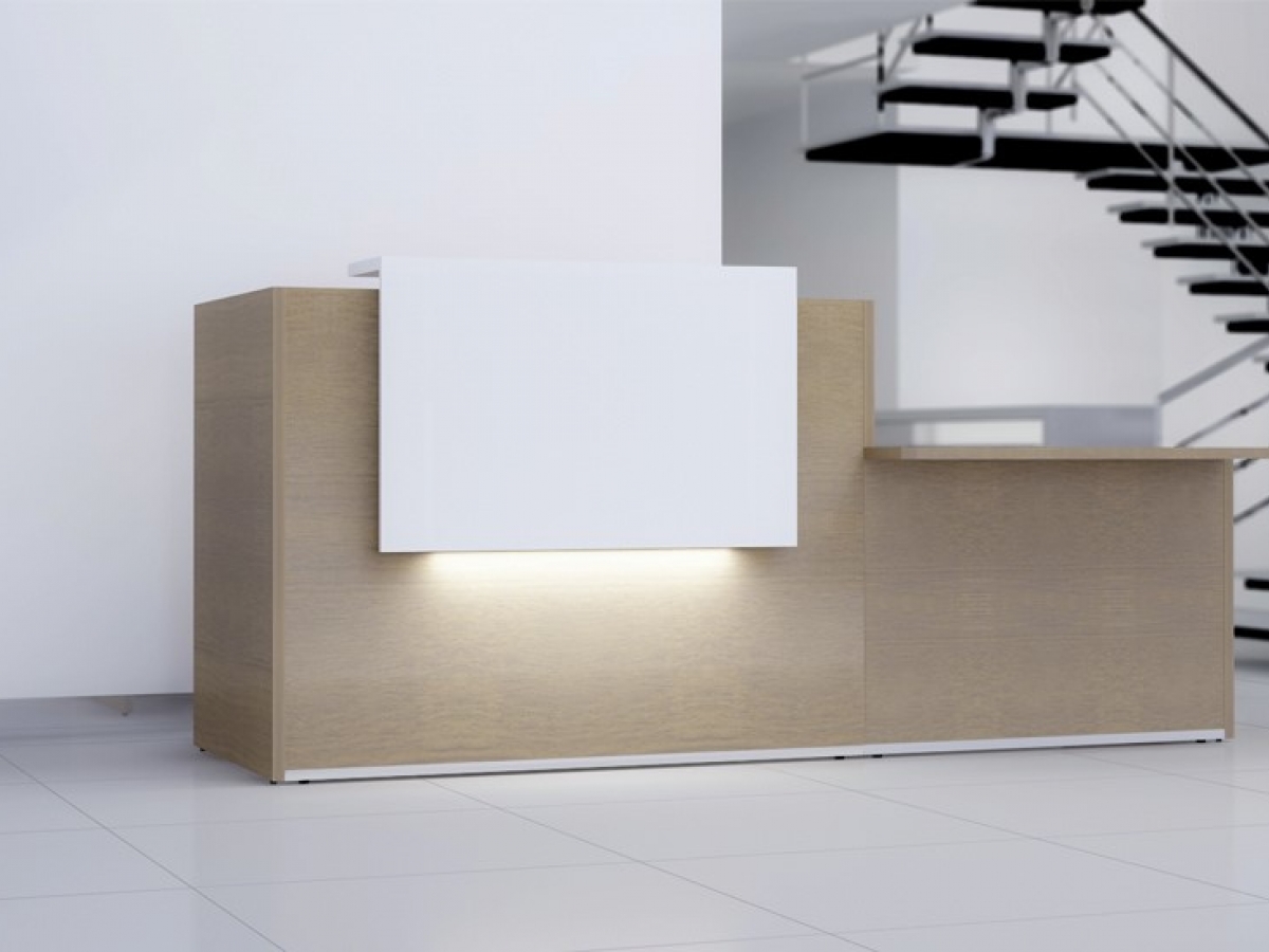 Banque d'accueil design et modulaire PMR - TERA avec options LED et configurations personnalisables_9