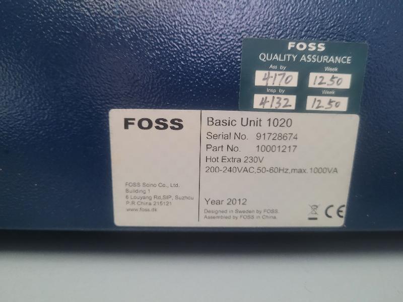 Extracteur à chaud foss tecator fibertec 1020_9