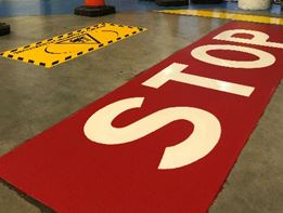 Marquage au sol par le résine Epoxydique idéal pour le parking et les zones industrielles_9