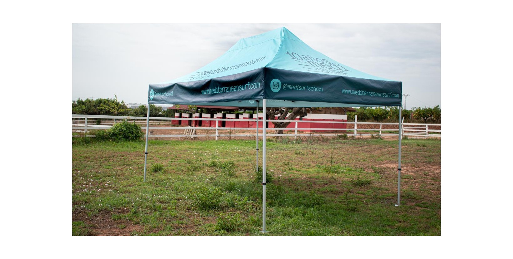 Tente pliante publicitaire 6 x 3 mètres - personnalisée, légère et durable pour événements_9