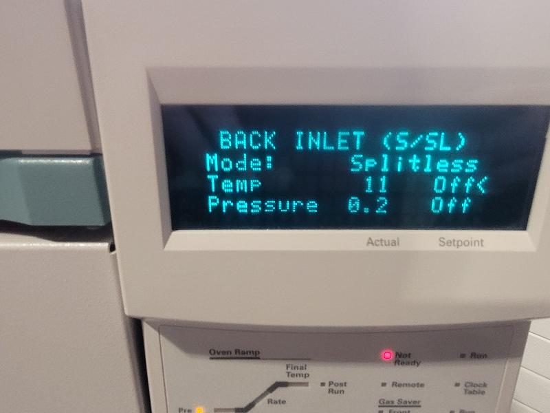 Chromatographe en Phase Gazeuse Agilent HP 6890 (G1530A) FID + contrôleur G1512A + autosampler G1513A_9