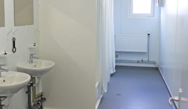 Conteneur sanitaire de douche 10', hygiénique et propre - Containex_9