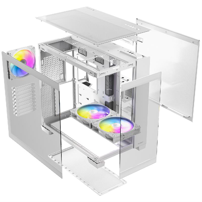 ANTEC Constellation C8 ARGB White Boîtier PC Full Tower ATX, blanc_9