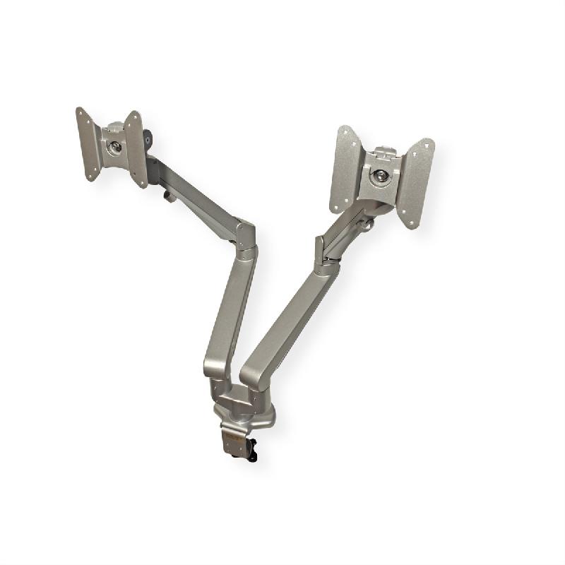 ROLINE Support double LCD pneumatique, 2 articulations, pivot_9