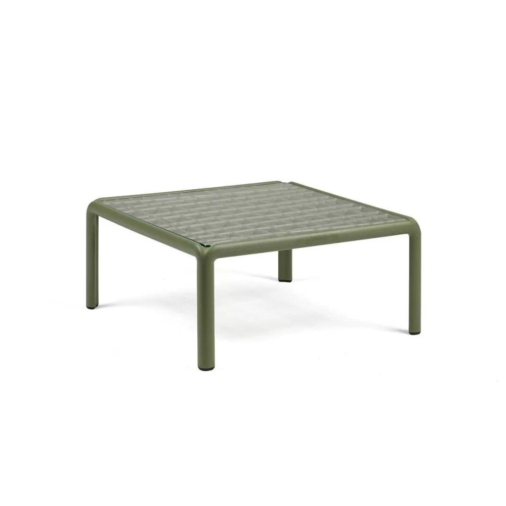 Table basse extérieur en résine KOMODO avec plateau de verre - Design par Stamp_9