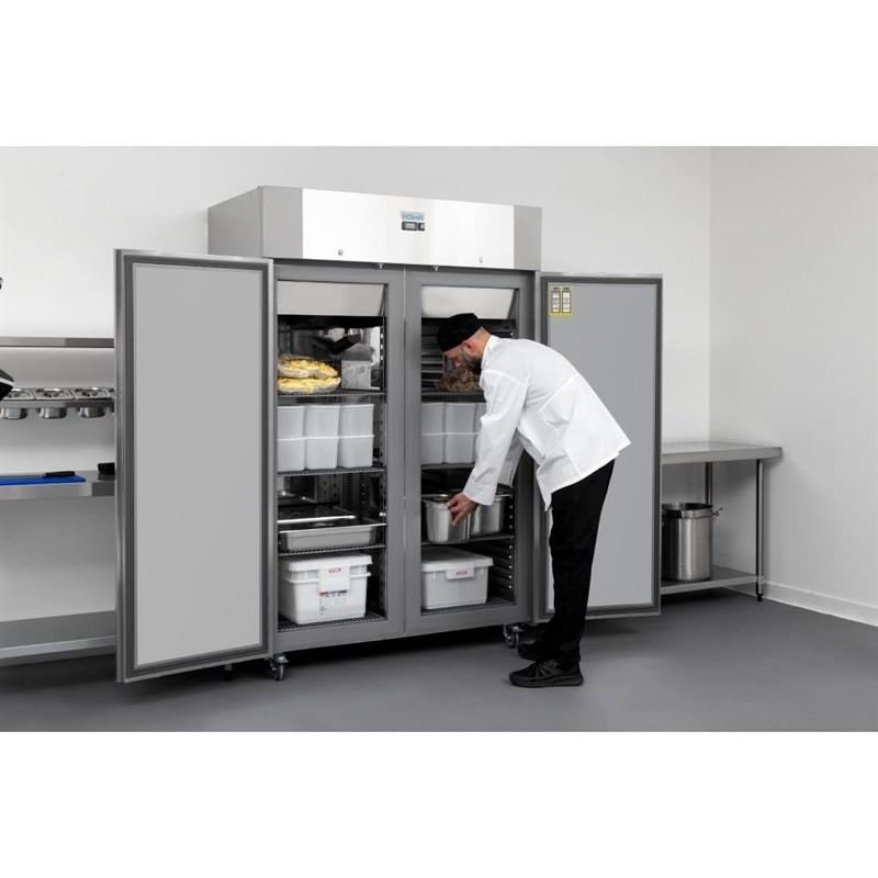Armoire réfrigérée négative deux portes économe en énergie Polar Série U 1 400L UA033 Polar_9
