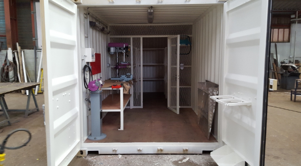 Conteneur atelier sur mesure - espace personnalisé sans permis de construire_9