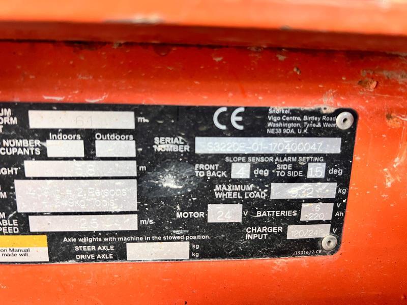 SNORKEL s3220e nacelle ciseaux electrique_9