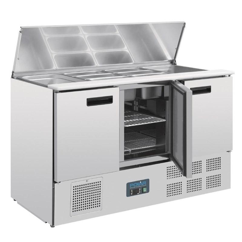 Comptoir à salade réfrigéré 368L Polar Série G 4 GN 1/1 G607 Polar_9