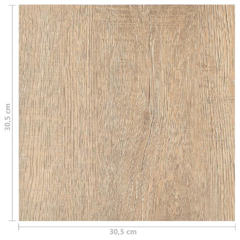 Vidaxl planches de plancher autoadhésives 20 pcs pvc 1,86 m² marron 330141_9
