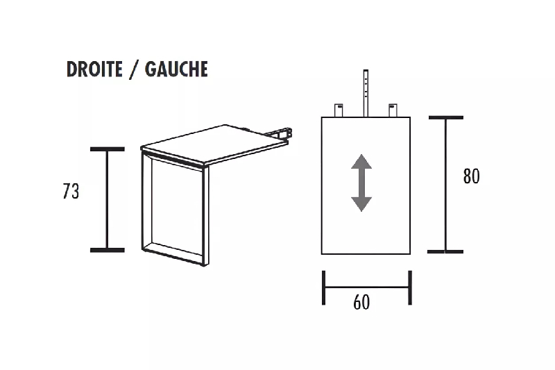 Bureau individuel avec retour piètement fermé So Sierro_9