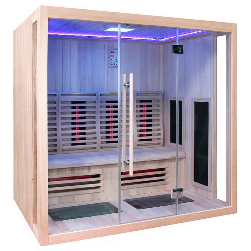 SAUNA INFRAROUGE BOREAL® SIGNATURE - 200 À SPECTRE COMPLET - 200X135X205_9