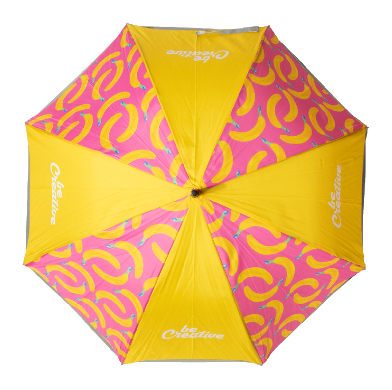 Parapluie réfléchissant sur mesure - 8 panneaux avec bandes réfléchissantes - RPET 190T - Impression sublimation_9
