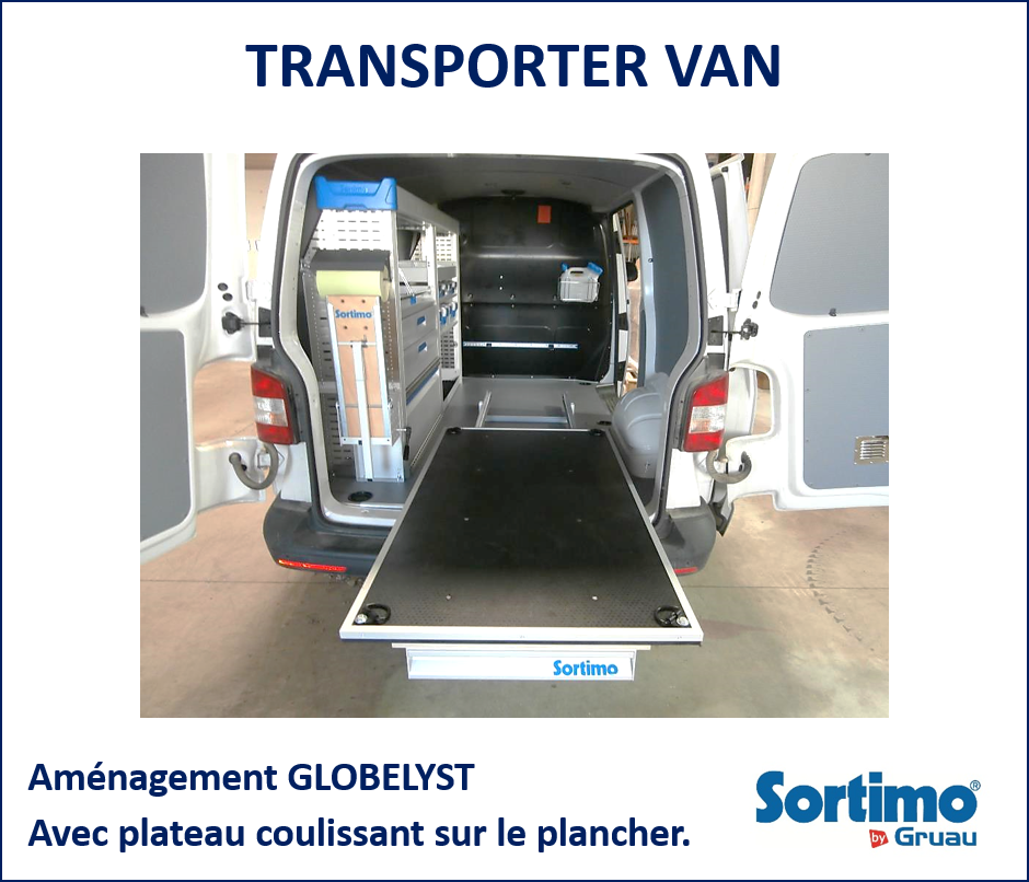 Meuble de rangement pour volkswagen transporter van_9