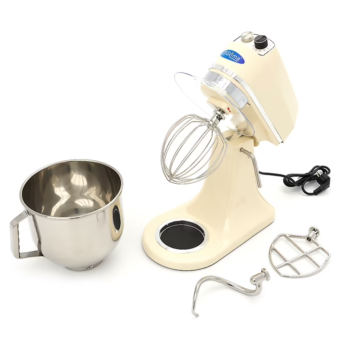 Mixer planétaire - 7 L - jusqu'à 2 kg de pâte - ivoire | Maxima - 09360780_9