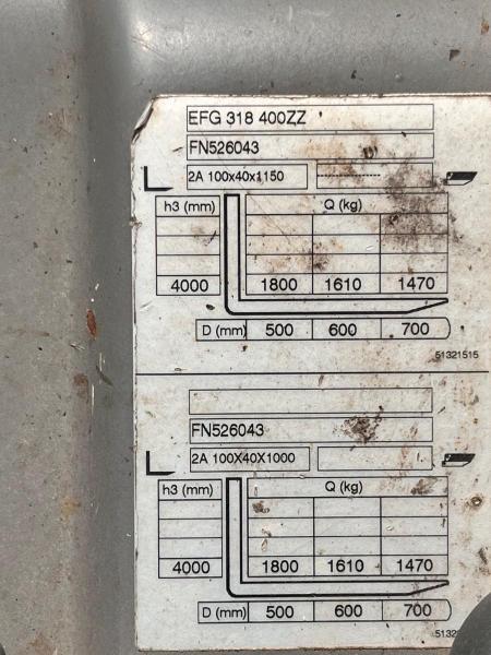 Jungheinrich EFG318 400ZZ Chariot élévateur électrique 1,8T_9