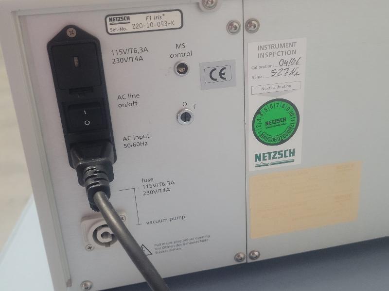 Thermo-Microbalance NETZSCH TG 209 F1 Iris - Analyse thermogravimétrique_9