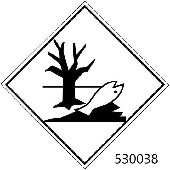 Étiquette matières dangereuses - 530032 – 10 x 10 cm - 