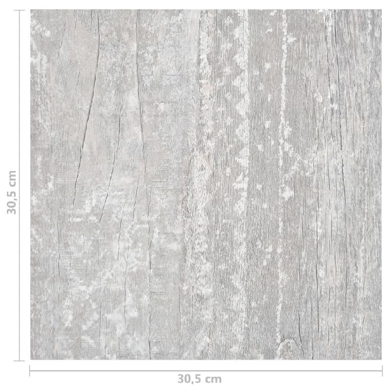 Vidaxl planches de plancher autoadhésives 20 pcs pvc 1,86 m² gris 330123_9
