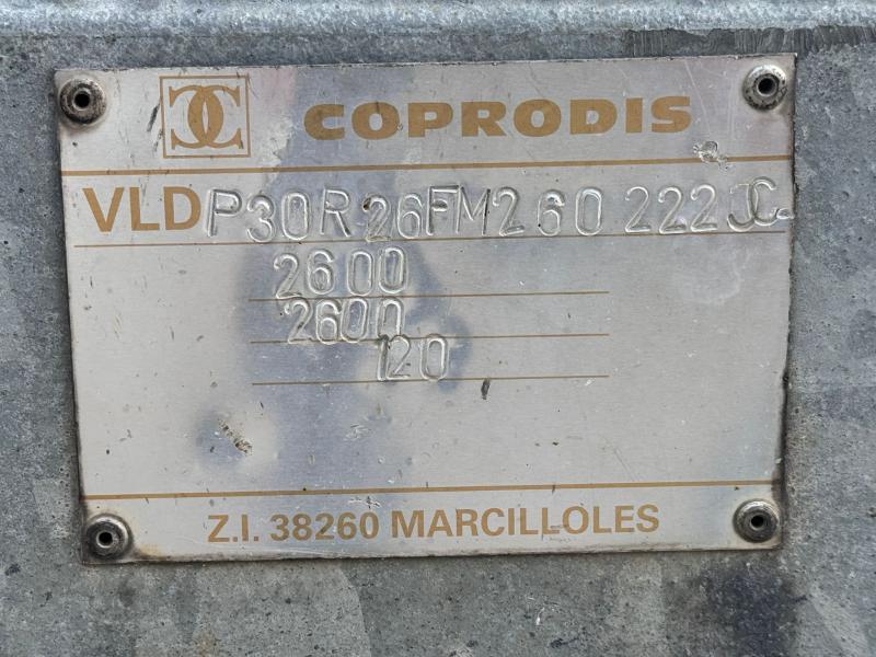 Coprodis P30R26 Remorque plateau rampe 2,6T_9