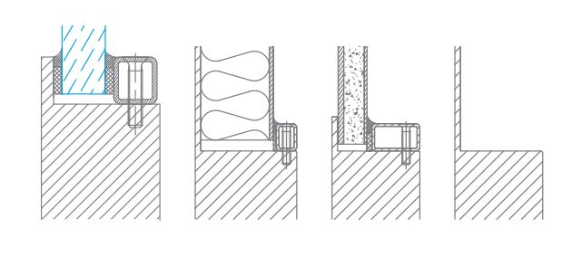 Porte anti-effraction sur mesure, pleine ou vitrée - simple et double - cr4_9
