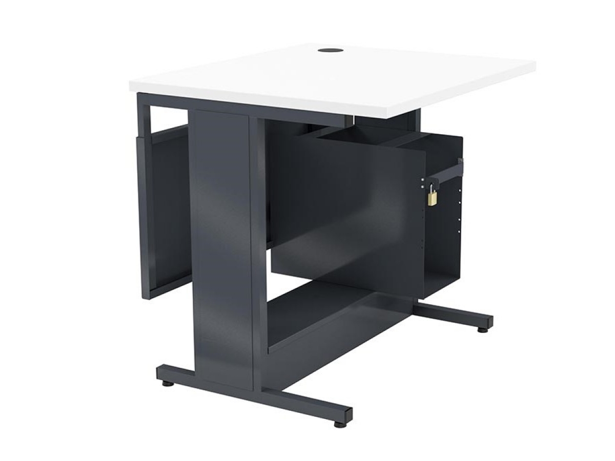 Table informatique DATA avec écran posé - nombreuses dimensions et configurations - fabrication française_9