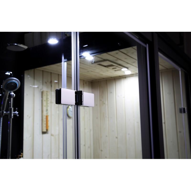 SAUNA DOUCHE HAMMAM BOREAL® SH180-D BLACK DROITE_9