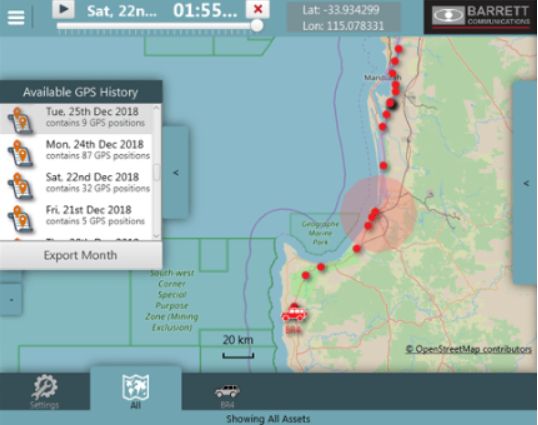 Émetteur-récepteur HF Barrett 4050 SDR avec fonction de saut de fréquence