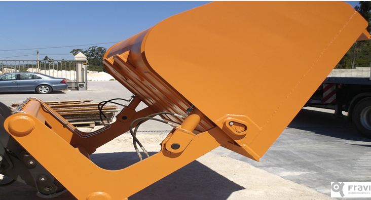 Godet de déchargement élevé Fravizel - grande capacité, pour matériaux légers_9