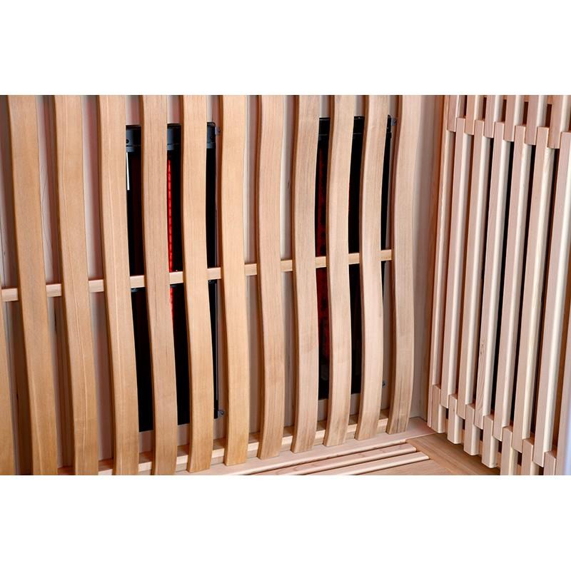 SAUNA COMBI BOREAL® ELÉGANCE 3 - 175X125 INFRAROUGE + VAPEUR_9