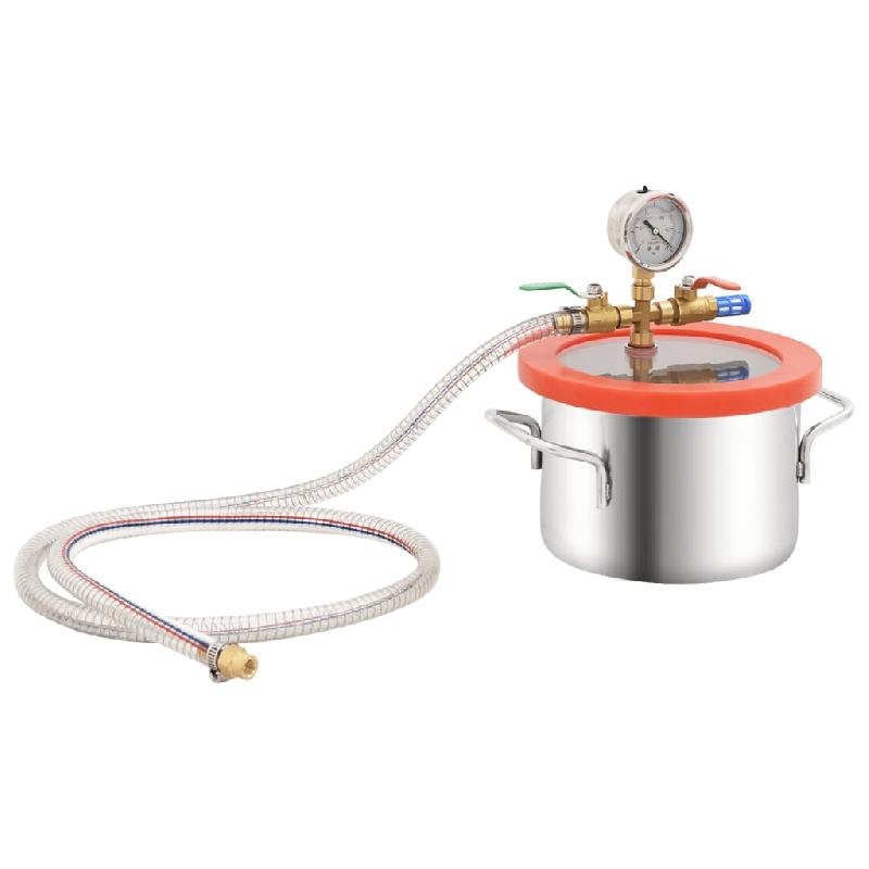 Vidaxl chambre à vide avec pompe à un étage 3,7 l 3100543_9