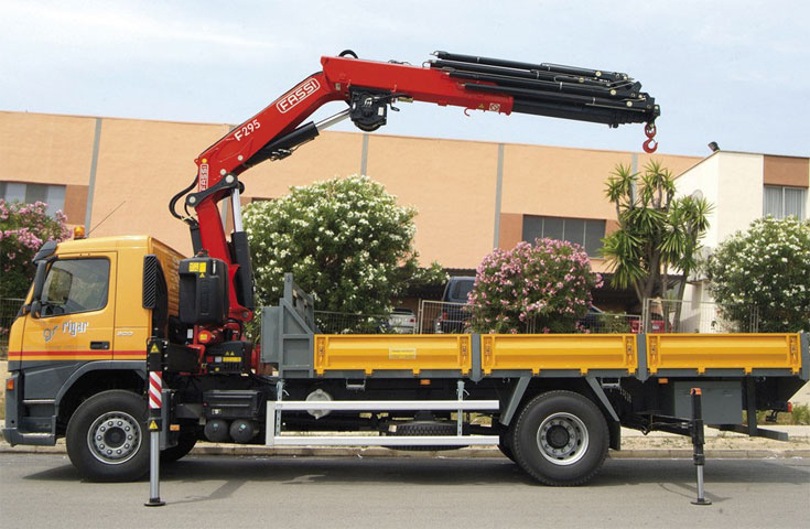 Grue auxiliaire Fassi F295RA e-dynamic - 28,95 tm - bras hydraulique jusqu'à 26,70 m avec jib_9
