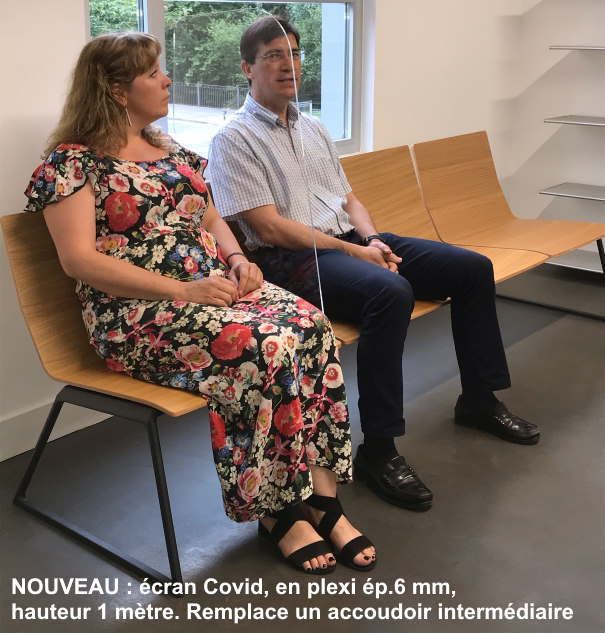 Banc ILDU pour espaces d'attente direction