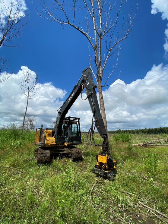 Grappin avec capacité de coupe jusqu'à 500 mm