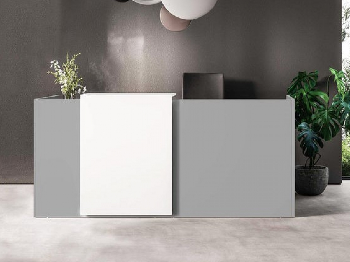 Banque d'accueil contemporaine FUNNY - Éclairée LED, design moderne et personnalisable_9