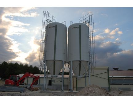 Silo d'aliment d'élevage à cône axial sortie Ø700 - Capacité 5.5 à 50m3 -  Ø2325 à Ø3000 - Silo Gâtine 700_9