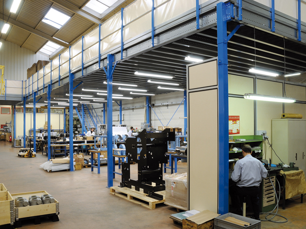 Plate-forme - Mezzanine industrielle démontable et réutilisable pour l'optimisation des surfaces des ateliers ou entrepôts_0