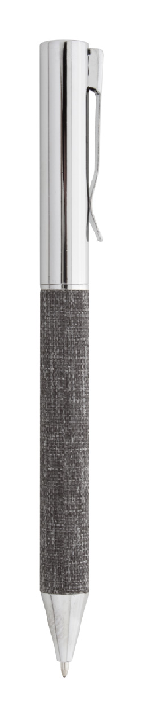 Stylo bille twist en métal - Corps en polyester RPET - Étui assorti - Encre bleue_9