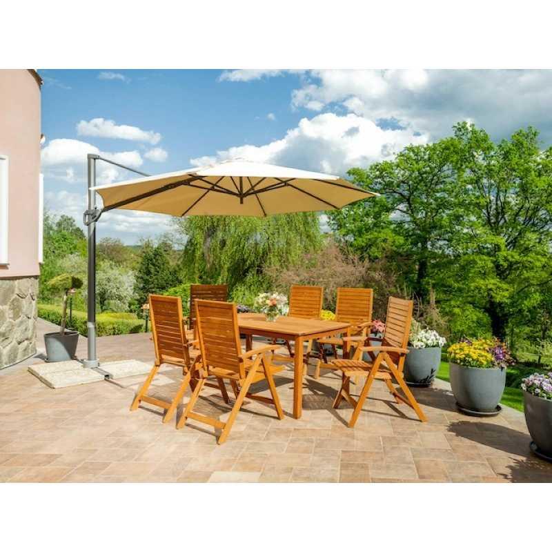 Table de jardin orlando bois d'eucalyptus – MTF – rectangulaire – 2nab2165_9