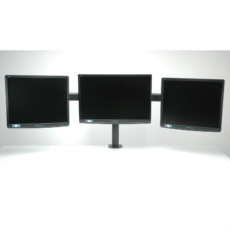 VALUE Bras pour LCD triple, noir, montage sur table_9