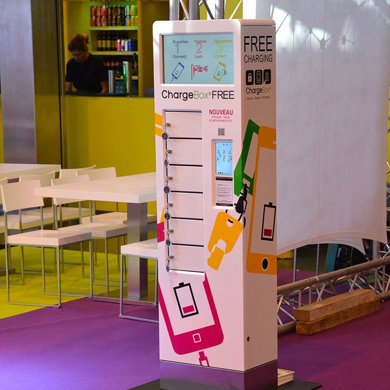 Borne de recharge pour smartphones et tablettes à 6 casiers - Borne Plus - Sécurité High Tech et utilisation intuitive_9
