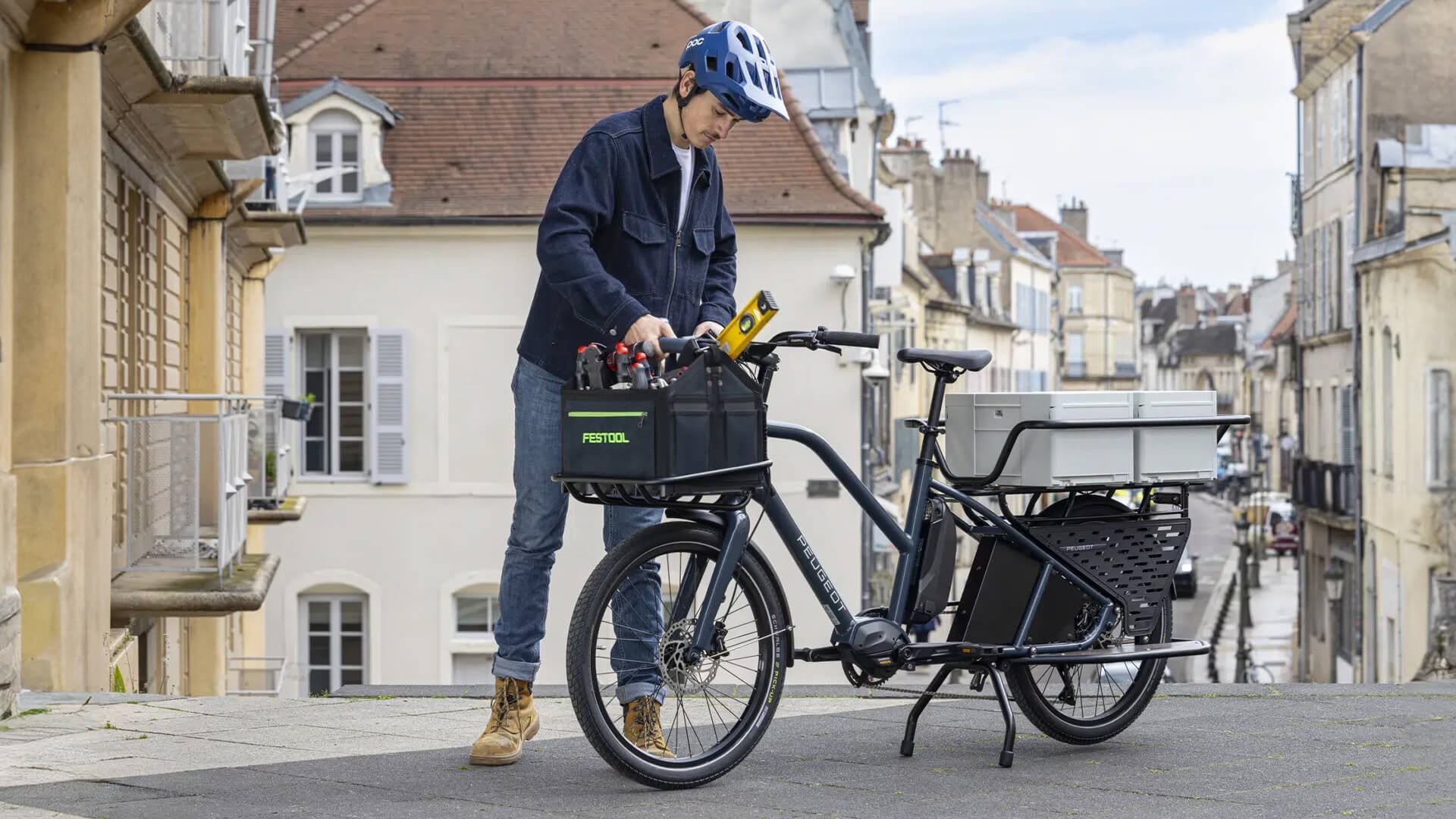 Vélo Peugeot E-Longtail by Douze Cycles - Aluminium 6061, Transmission Shimano Cues Di2, Moteur Shimano EP6 Cargo_9