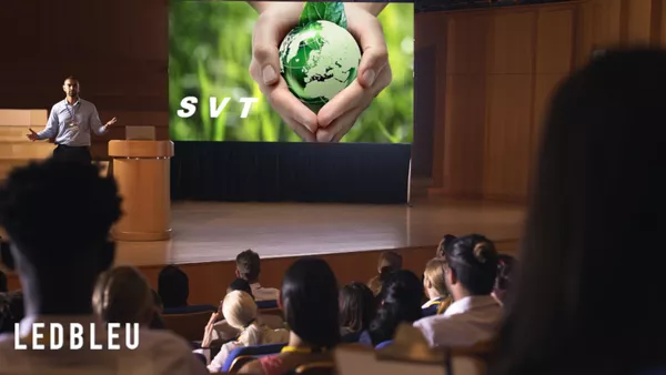 Ecran d'intérieur tout en un CMS ECO pour amphithéâtre, écoles et universités - ALL IN ONE - COB - 130